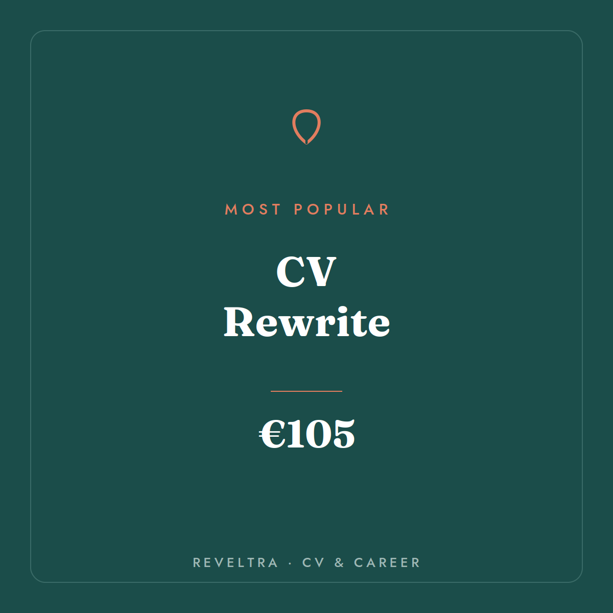 CV Rewrite — Professionally Written From Scratch